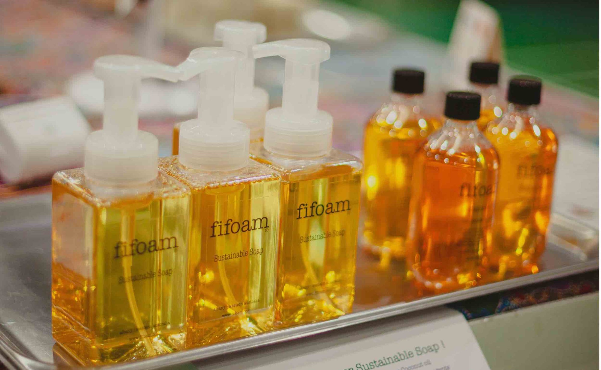 fifoam liquid soap bottles